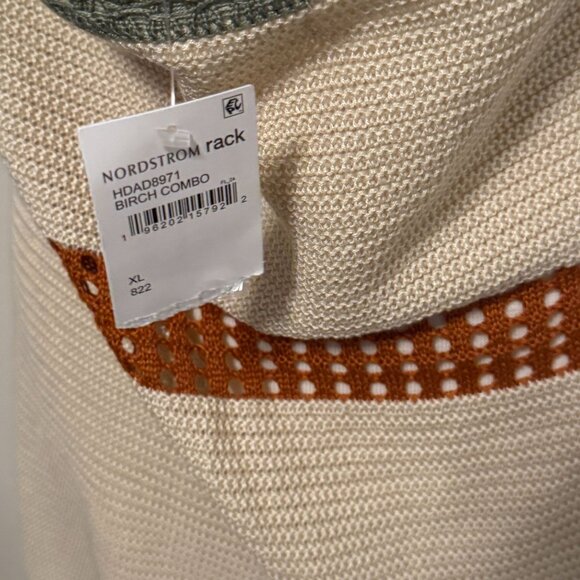 NEW Absolutely Famous Crochet Midi Dress Sz XL Summer Boho Gypsy Knit Sundress - Picture 5 of 13